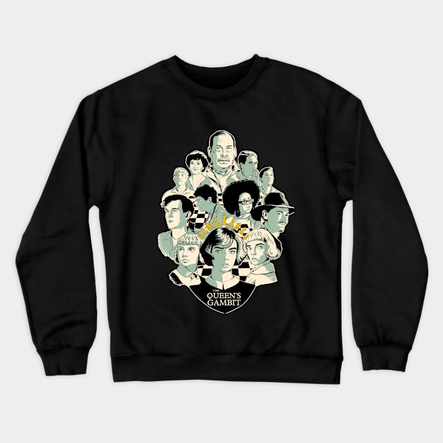 The Queen's Gambit Crewneck Sweatshirt by ArtMoore98